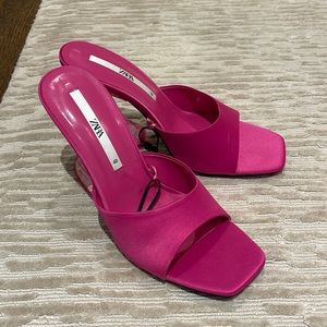 Fuchsia Zara heels